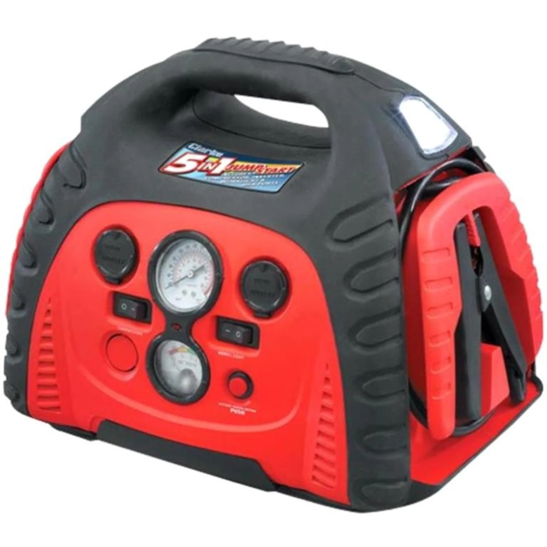 בוסטר מקצועי לרכב עם קומפרסור  - JUMPSTART 5-IN-1
