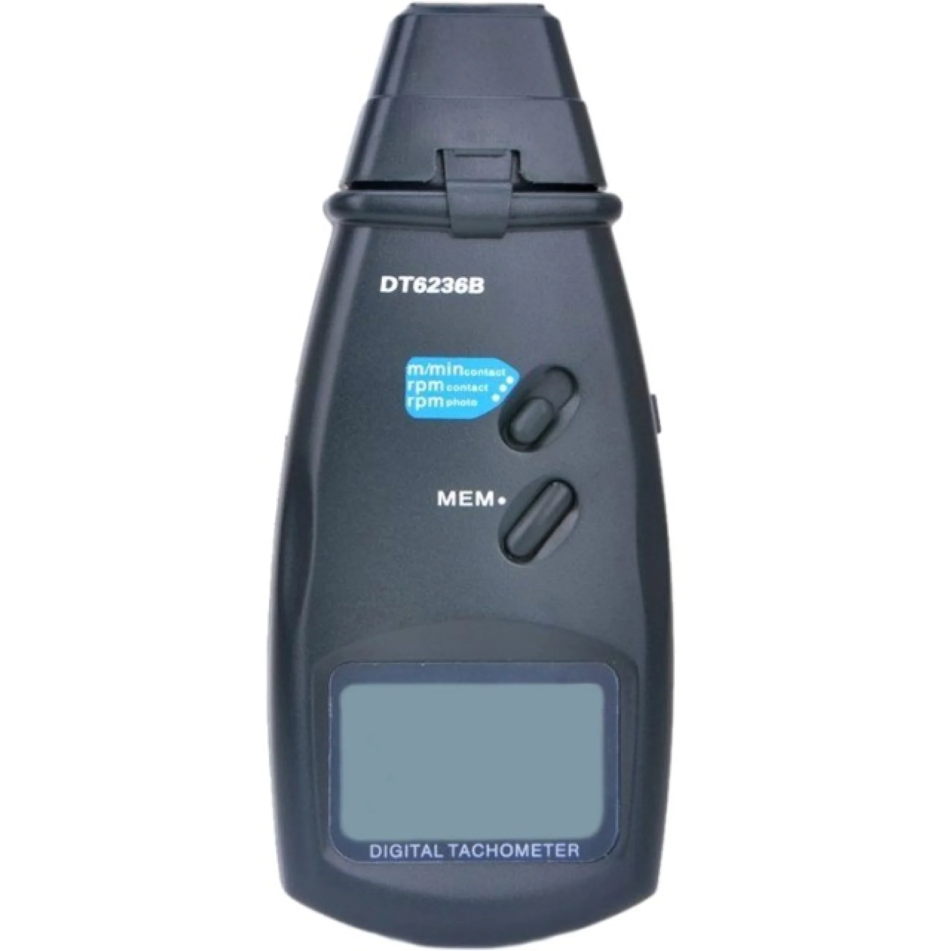 מודד מהירות סיבוב דיגיטלי (טכומטר) - 5RPM ~ 99999RPM