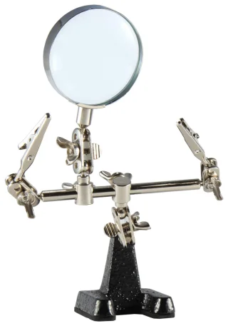 זכוכית מגדלת שולחנית מיועדת לרכיבים אלקטרוניים - WLACCHHB-02 - WELLER