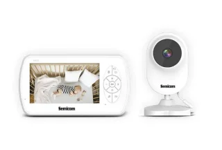 אינטרקום מוניטור לתינוק עם מצלמה ומסך 