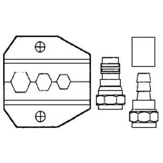שפתיים ללוחץ אוניברסלי - RG59 , RG6