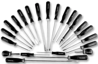 סט מברגים מקצועי ישר + מומנט + פיליפס - 22 יחידות - DURATOOL D00160