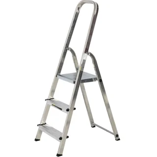 סולם אלומיניום מקצועי עם שלושה שלבים - 0.57 מטר