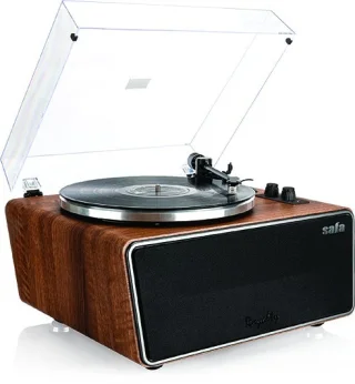 פטיפון איכותי משולב מגבר - כולל רמקולים מובנים בעצמה של 80W